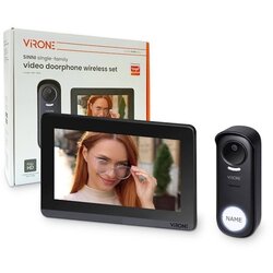 VIRONE SINNI VDP-76/B brezžični Wi-Fi videodomofon 7" Full HD Cene