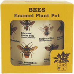 Gift Republic BEES emajlni lonec za rastline - 1 kos Cene