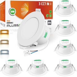 ALUSSO 6x 95 mm LED vgradna svetilka Cene