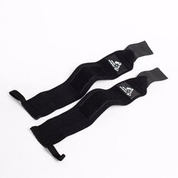 Never Satisfied trakovi za pomoč pri dvigovanju uteži (powerlifting straps) Black, (20494411) Cene
