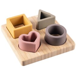 Zopa Silicone Bamboo Puzzle aktivna umetaljka Multicolor 1 kom Cene