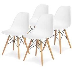  Set trpezarijskih stolica 4 kom Aurora - bela Cene