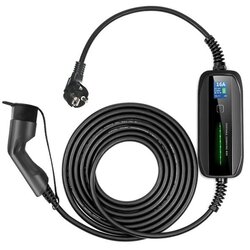 Extralink Portable electric car charger BS-PCD030 16A 3.6kW Schuko 1 phase, 5.5m, LCD display, IP67 Cene