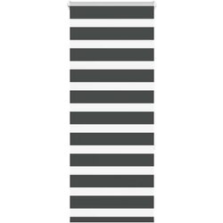 vidaXL Zavjesa zebra crna 65x150 cm širina tkanine 60,9 cm poliester Cijene