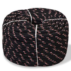 vidaXL Brodsko Uže od Polipropilena 14 mm 50 m Crno Cijene