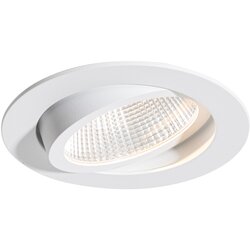 QAZQA Professional Vgradni reflektor bel 9,5 cm, vključno z LED 1300 lm zatemnjen IP65 - Gaius Cene