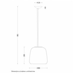 monari 38 VISILICA 1*E27 Cene