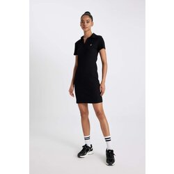 Defacto Fit Slim Fit Shirt Collar Short Sleeve Rib Dress Cijene