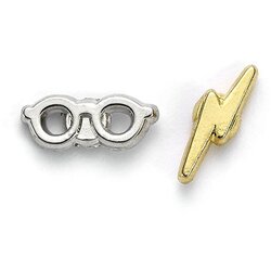 Minđuše Lightening Bolt and Glasses stud earrings Cene