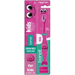 Banat KIDS SUPER DUO SET (ČETKICA+PASTA) Cene