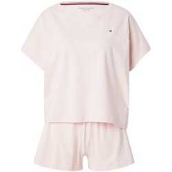 Tommy Hilfiger Kratke hlače za spanje mornarska / roza / rdeča / bela Cene