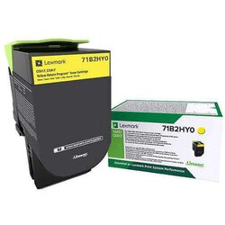 Lexmark Toner 71B2HY0 (rumena), original Cene