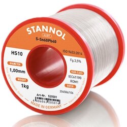 Stannol žica za lemljenje Tinol punjena ø1mm 1000g Sn60/Pb40 Cene