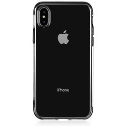 Elegance tanek silikonski ovitek za iPhone 11 Pro Max - prozoren s črnim robom Cene