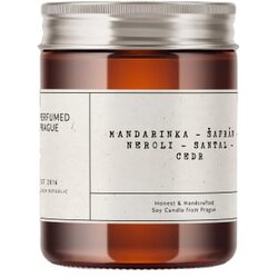 Perfumed Prague Sveča iz sojinega voska z vonjem mandarine in žafrana, čas gorenja 40 h Cene