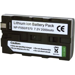 Conrad energy Akumulator za kamero nadomestek za originalni akumulator NP-F530\, NP-F550\, NP-F570 7.2 V 2000 mAh, (20414588) Cene