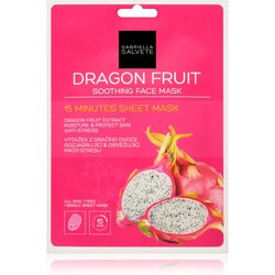 Gabriella Salvete 15 Minutes Sheet Mask Dragon Fruit pomirjajoča maska ​​za obraz 1 ks za ženske Cene