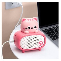Ms Mobile 11252 Maca Dečiji Bluetooth zvučnik sa karaoke mikrofonom roze Cene