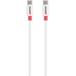 Skross USB kabel USB 2.0 USB-C® vtič\, USB-C® vtič 2.00 m bela okrogel SKCA0009C-C200CN, (20417182) Cene