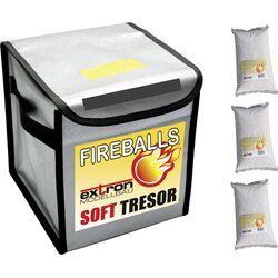 EXTRON Modellbau LiPo-Safety-Bag Soft Safe\, vključno s 3-litrskimi gasilnimi zrnci LiPo-varnostna torba 1 komplet X3363, (20636030) Cene