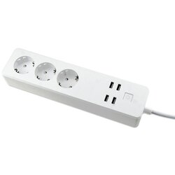 Moye VOLTAIC SMART POWER STRIP 3 EU PLUGS + 4 USB PLUGS 3680W 16A PAMETNA RAZDELILNA LETEV Cene