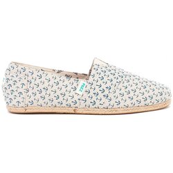 PAEZ Espadrile Kids Original Raw - Print Linen Blue Večbarvna Cene
