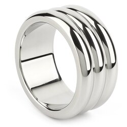 Mr. Steel Elegant Deep C-Ring 45mm Silver Cene
