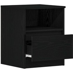 vidaXL Noćni ormarić Set od 2 Crni hrast Drvo 40x40x50 cm Noćni stolić Cijene