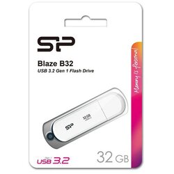 SiliconPower SP USB 3.2 FLASH DRIVE BLAZE B32 32GB WHITE Cene