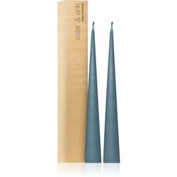 ester & erik cone candles steel blue (no. 64) ukrasna svijeća 2x37 cm Cijene