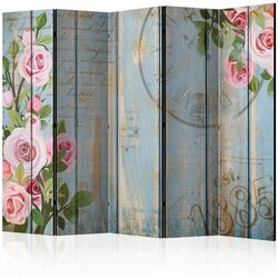 Artgeist Paravan Vintage Garden Blue I, 5-Delni, Akustičen Cene