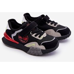 Big Star Kids Sneakers Memory Foam System LL374224 Black Cene