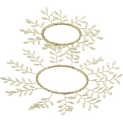 Chic Antique 2-delni set vencev za sveče - 1 set Cene