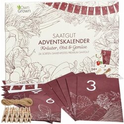 Own Grown Adventni koledar - semena - zelišča, zelenjava in sadje Cene