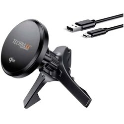 Technaxx indukcijski punjač 3 A TX-323 5260 Izlazi standard indukcijskog punjenja crna Cene