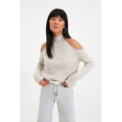 Trendyol Milla Ženski duks TWOAW20XS0006, kamen / Siva Cene