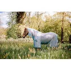Horseware Ireland Pregrinjalo AmEco Bug Buster Plus, Silver/Sky Blue - 155 cm Cene