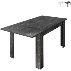 LC Mobili Proirivi blagovaonski stol s mramornim izgledom 137-185x90 cm carrara 348100AL Cene