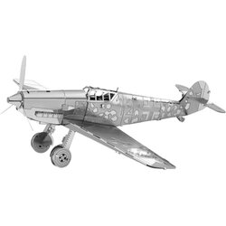 Metal_Earth 3D metalna maketa Nemački lovački avion Messerschmitt, Srebrne boje Cene