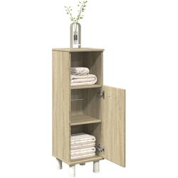 vidaXL Kupaonski ormarić boja hrasta 30,5x30x95 cm konstruirano drvo Cijene