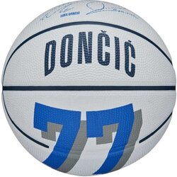 Wilson NBA PLAYER ICON MINI BSKT LUKA 3 Mini lopta za košarku, bijela, veličina Cene