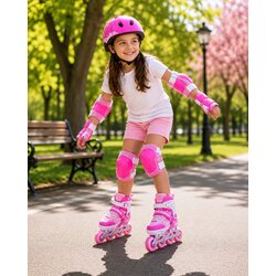 Topi Toys Dječiji set rolera sa kacigom i štitnicima RS9014A, Roze Cijene