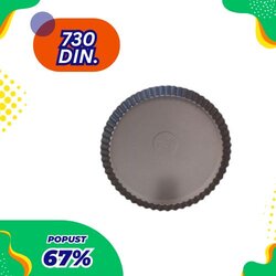 Zotrix Karbonski kalup za picu i slatke i slane pite 26 cm Cene