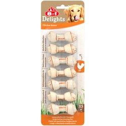 8in1 Delights kosti za žvakanje piletina - XS, 84 g (7 komada) Cene