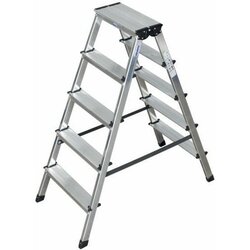 Krause-werk prostostoječa aluminijasta lestev Dopplo 2x5 stopnic 120342 Cene