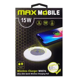 Max Mobile bežićni punjač WI-076 QC QUICK CHARGE 15W bijeli Cene