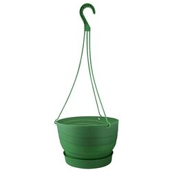 Mareš Viseči cvetlični lonec Twister (Plastika, Zelena, Premer: 24 cm) Cene