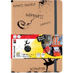 Marabu Beležnica Art Journal, DIN A4, 180 gsm, 72 listov, (21654802) Cene
