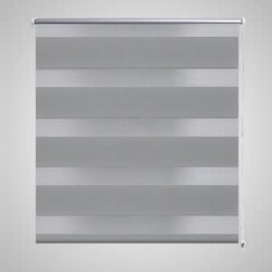 vidaXL Rolo roleta sa zebrastim linijama 140 x 175 cm Siva Cijene