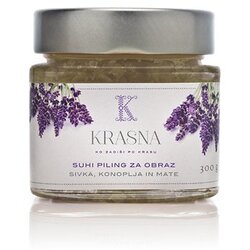 Ekotera SUHI PILING ZA OBRAZ SIVKA, KONOPLJA IN MATE, Kozmetika KRASNA Cene